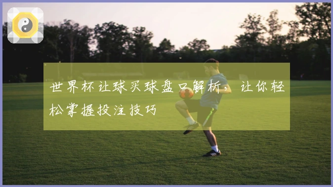 世界杯让球买球盘口解析，让你轻松掌握投注技巧